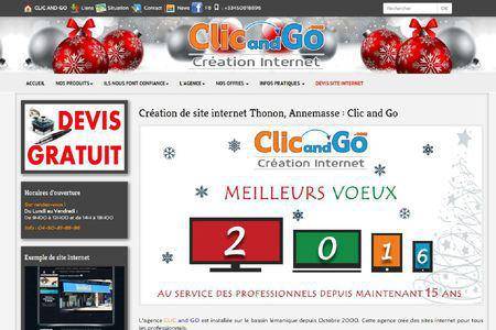 Design site Internet Clic and Go
